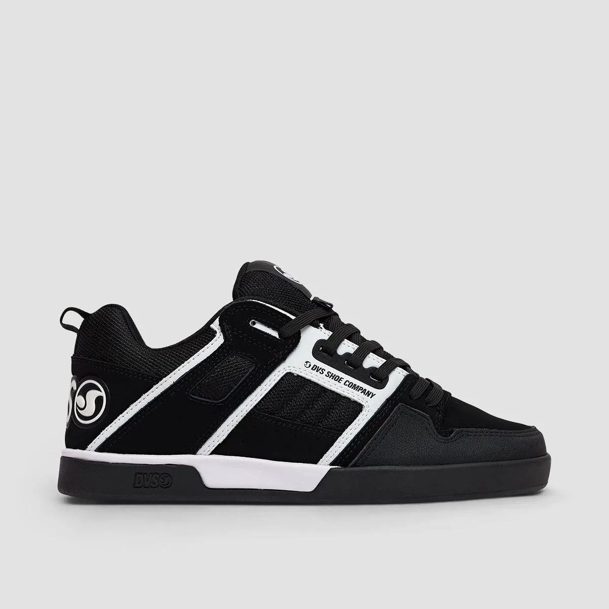 DVS Comanche 2.0  Shoes - Black/White/Black Nubuck