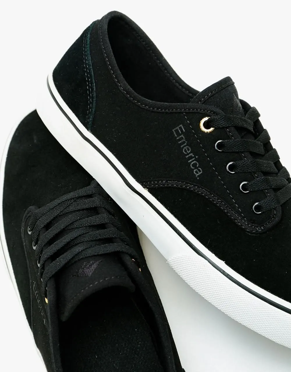 Emerica Wino Standard Skate Shoes - Black/White/Gold