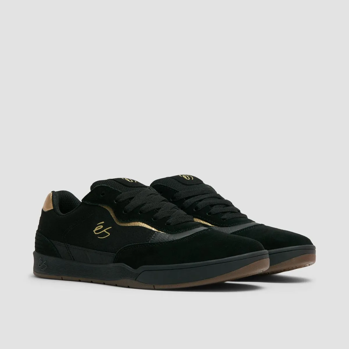 eS Melange Shoes - Black/Black/Gum