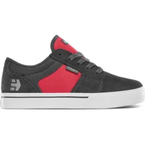 ETNIES KIDS BARGE LS DARK GREY/RED