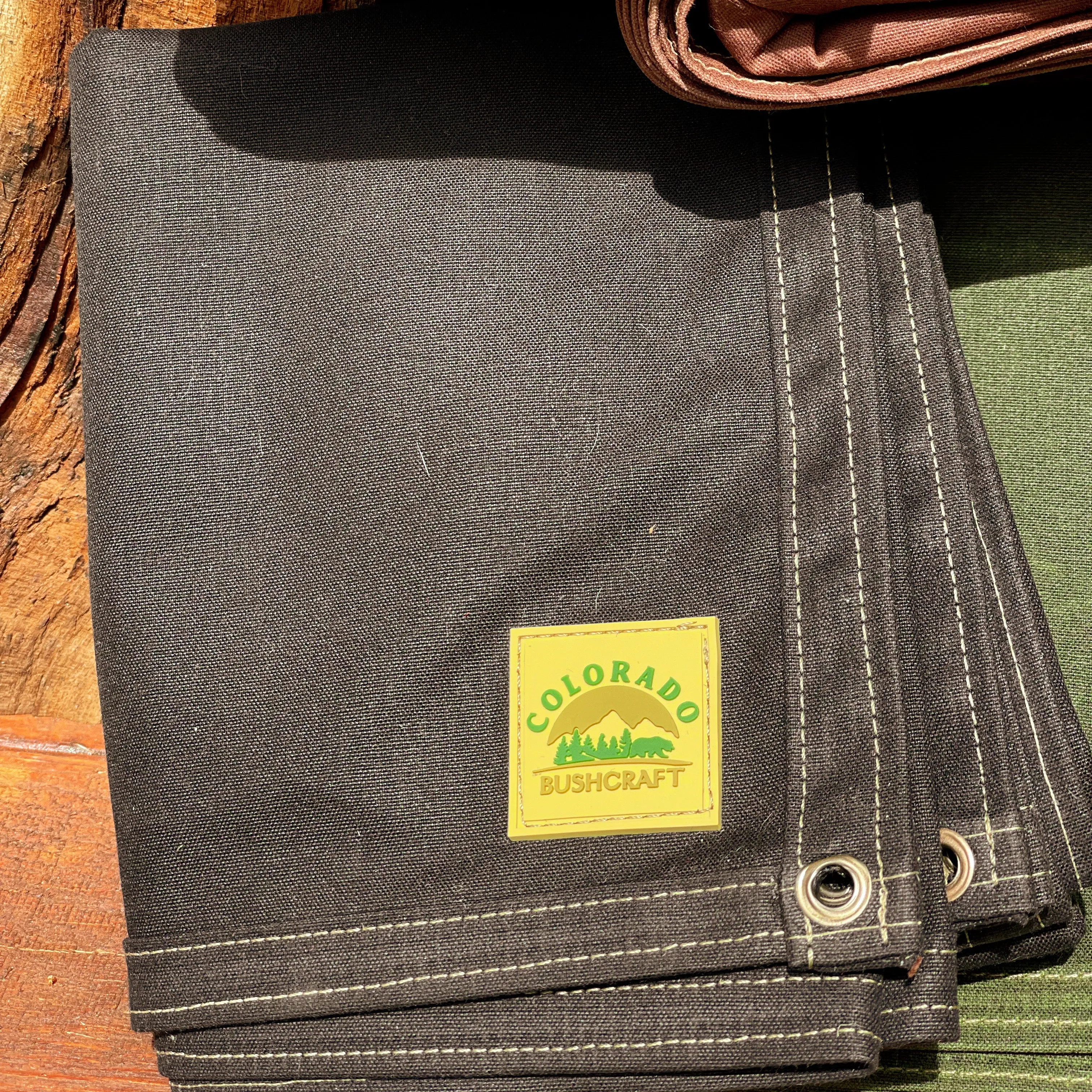 Extra Large Waxed Canvas Bushcraft Ground Cloth (Various Colors)