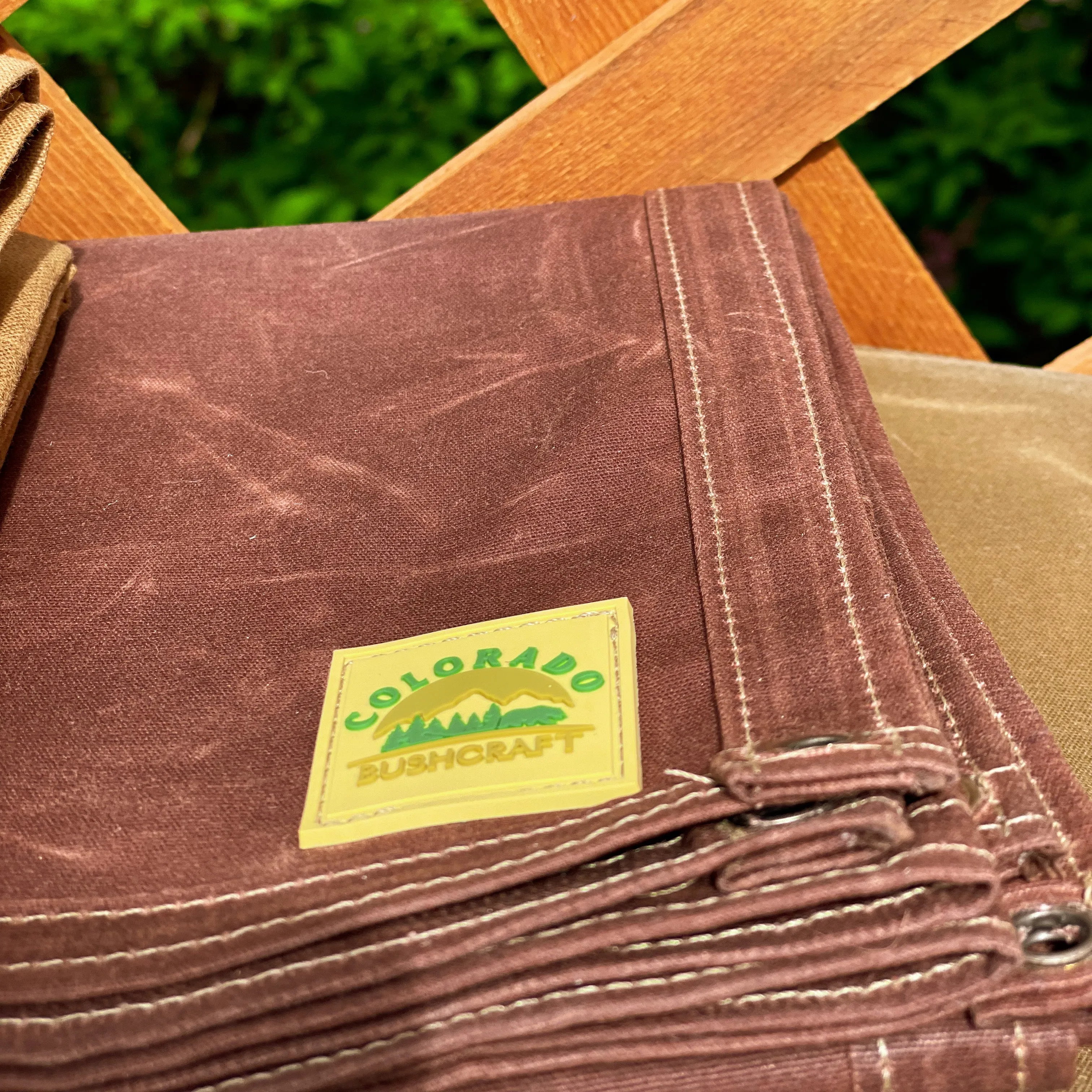 Extra Large Waxed Canvas Bushcraft Ground Cloth (Various Colors)