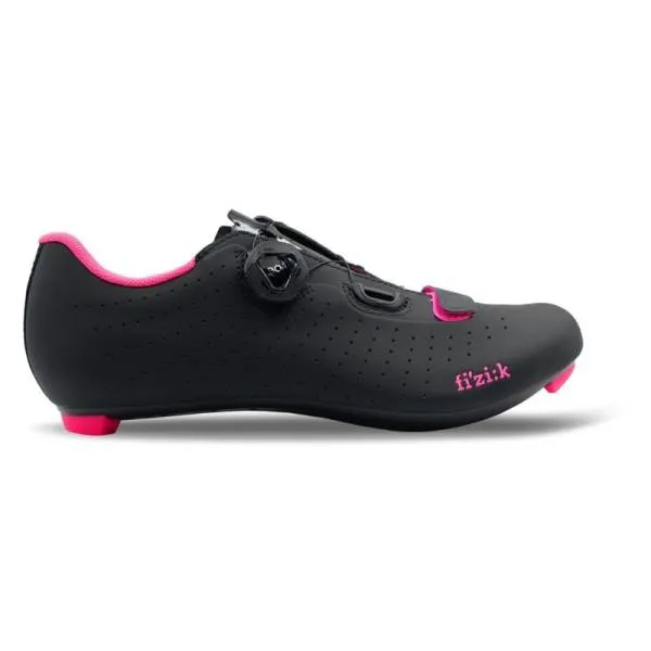 Fizik Women's Tempo Overcurve R5 Cycling Shoes (TPR5OCMI2)Black/Pink Fluo