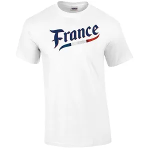 France Script World Cup 2022 Printed Tee