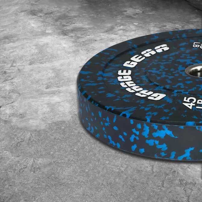 Garage Gear Fitness Gym Crossfit Fleck Bumper Plates [WS]