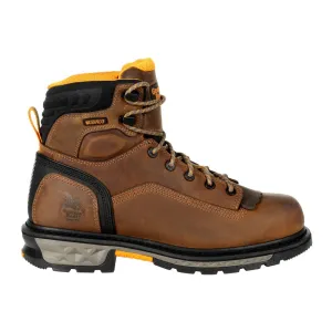 'Georgia Boot' Men's 6" Carbo Tec LTX EH WP Comp Toe - Brown