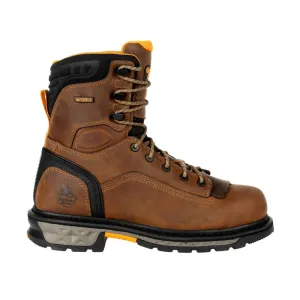 'Georgia Boot' Men's 8" Carbo-Tec LTX EH WP Comp Toe - Brown / Black