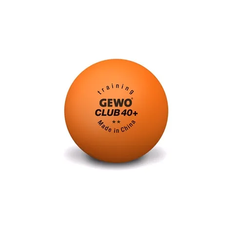 GEWO club Training Ball 40  - Table Tennis Practice Ball 72 Pack