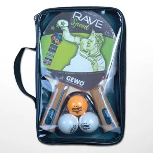 GEWO Rave Speed Pre-Table Tennis Racket Set