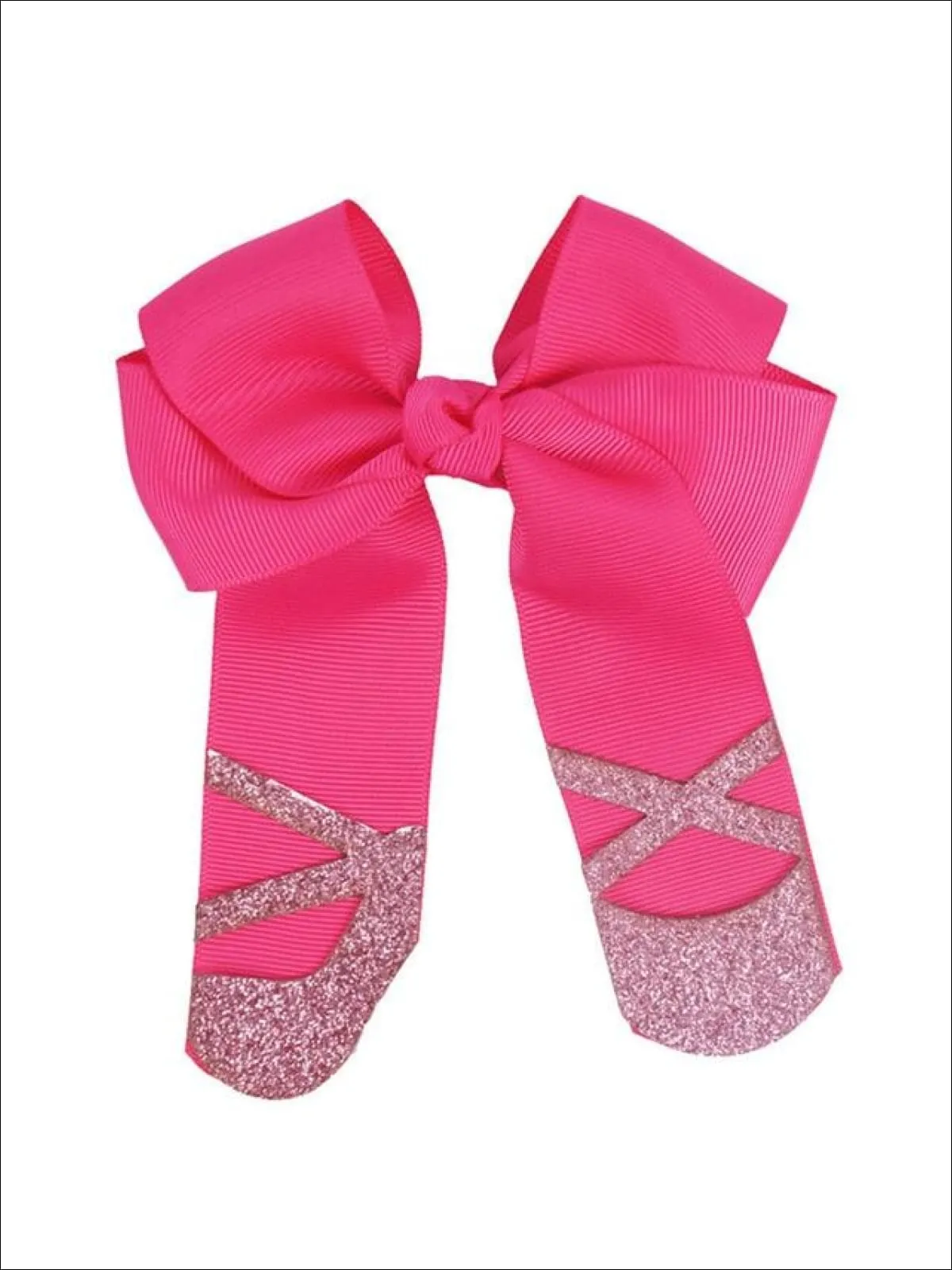 Girls Cute Ballet Shoes Cheer Bows