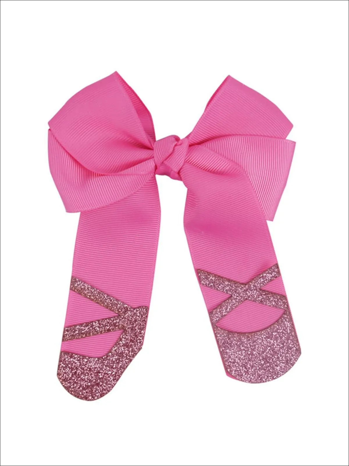 Girls Cute Ballet Shoes Cheer Bows