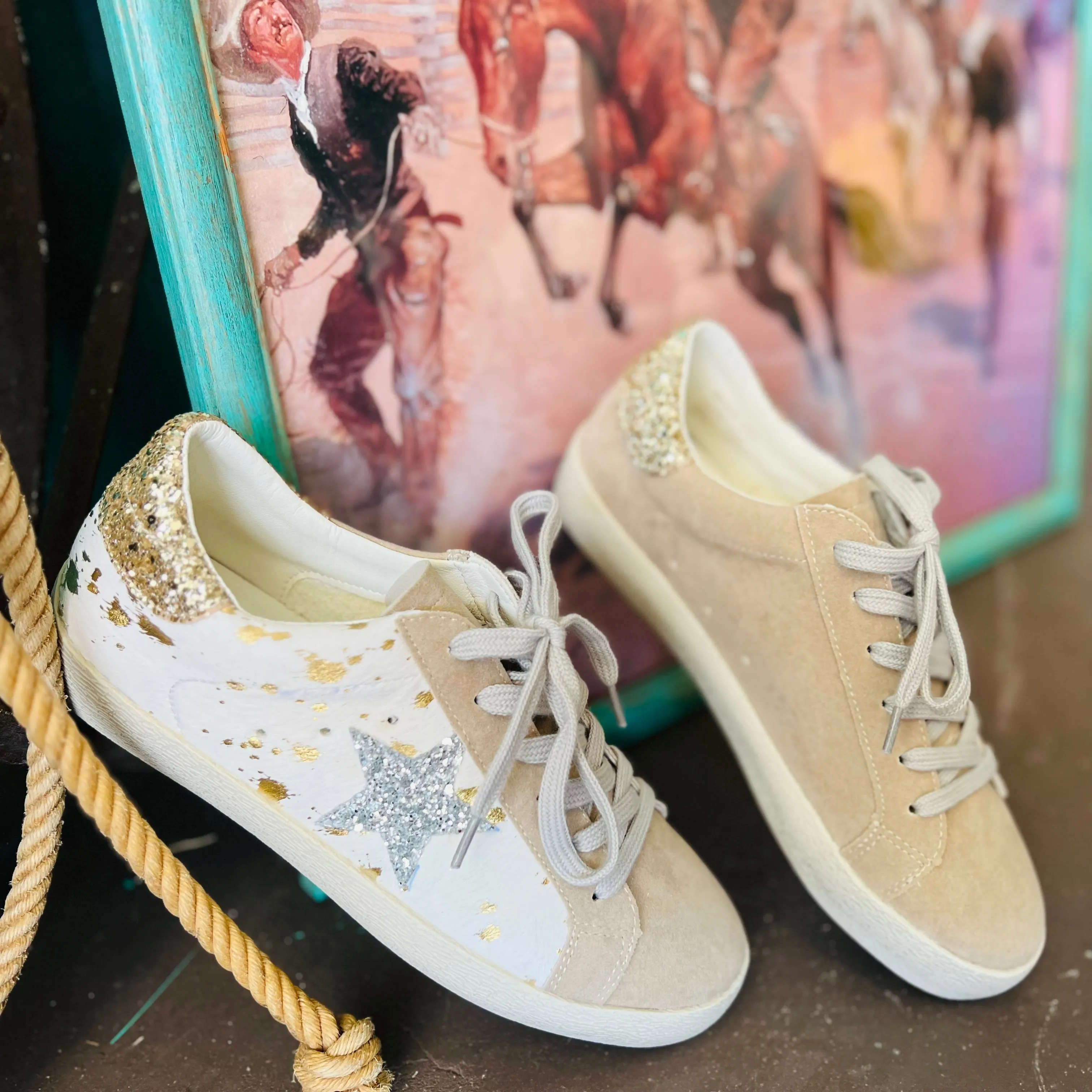 Golden Cow Sneakers