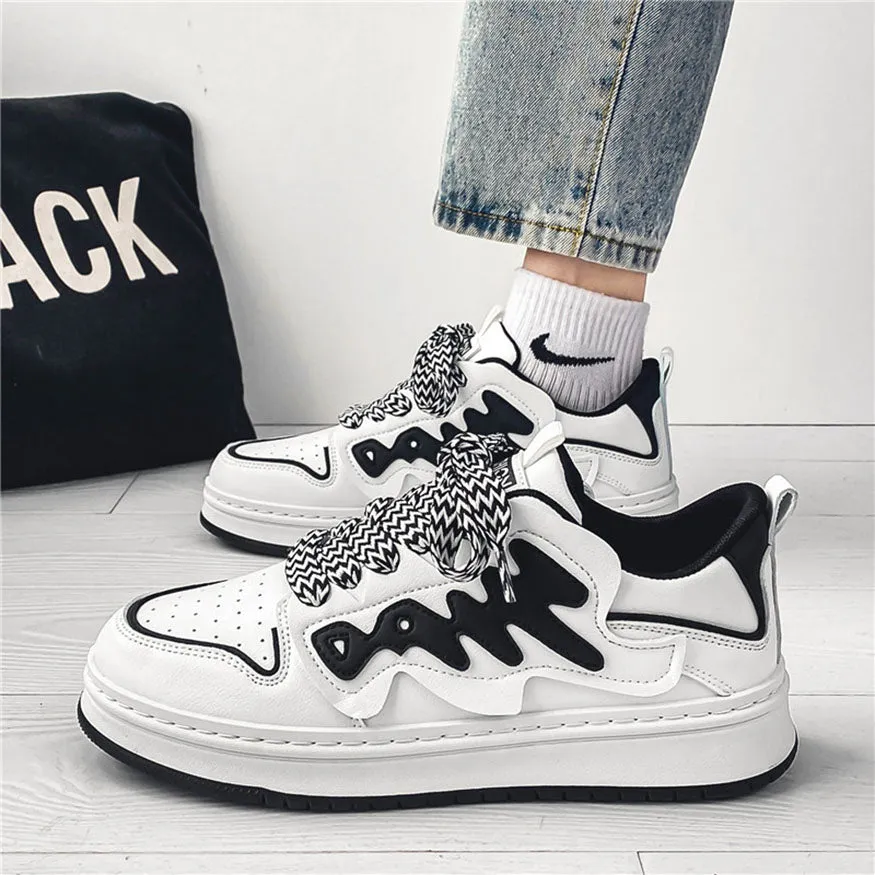 Graffiti Pattern Skate Shoes