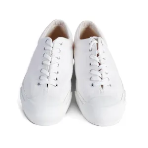 GYM COURT | Canvas Vulcanised Sole Sneaker | White