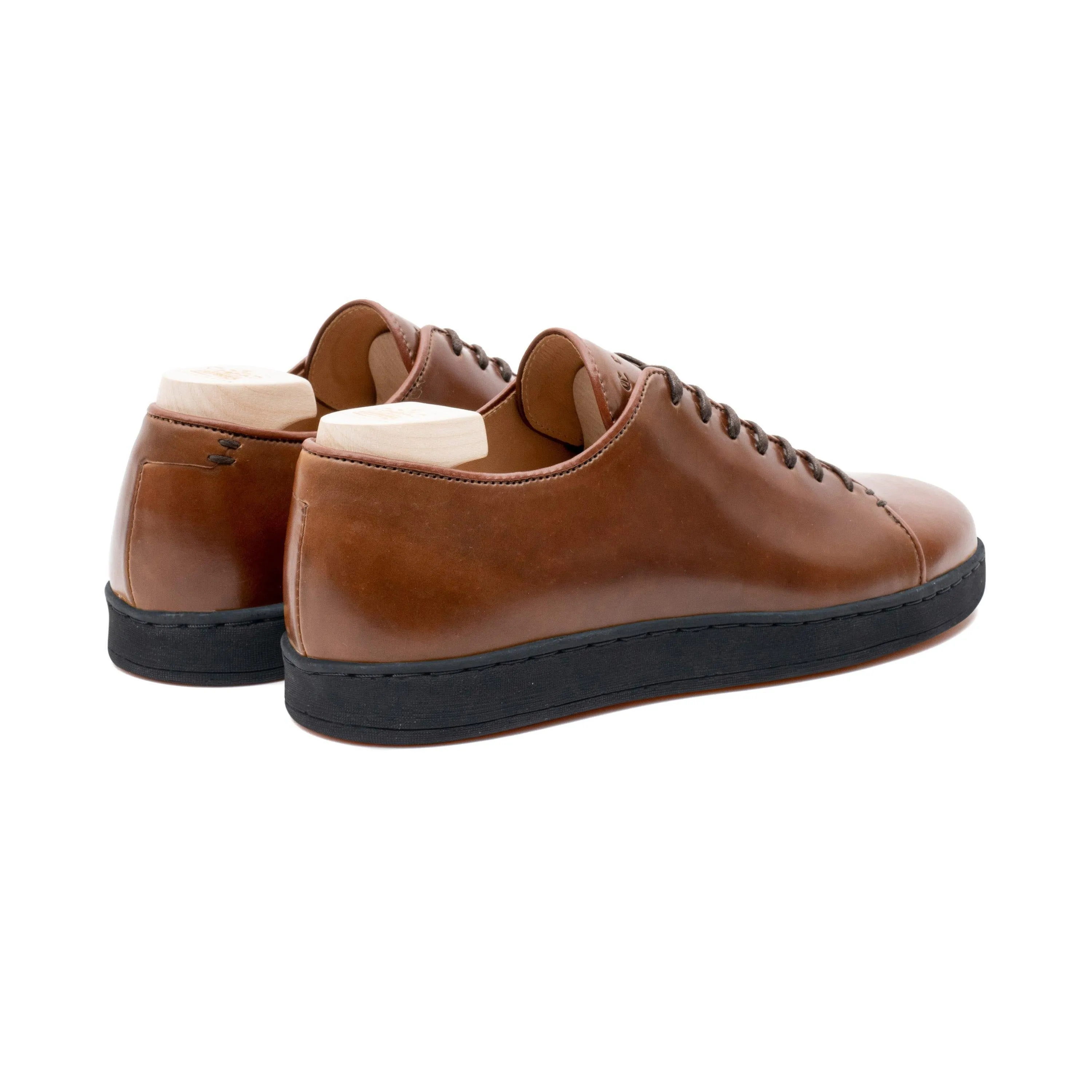 Harlestone Derby - Horween Bourbon Shell Cordovan - Deluxe Care Pack