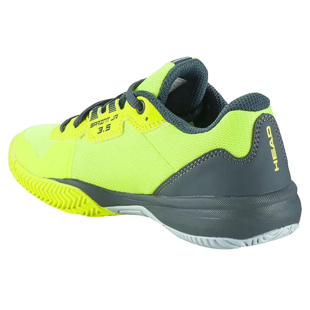 Head Sprint Yellow and Dark Slate Junior Tennis Shoes