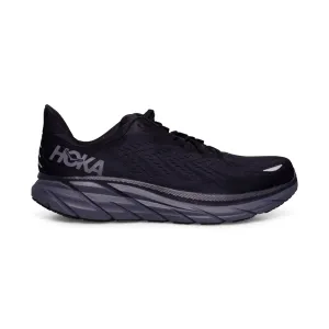 Hoka One One Clifton 8 Black / Black Running Shoes - Men's