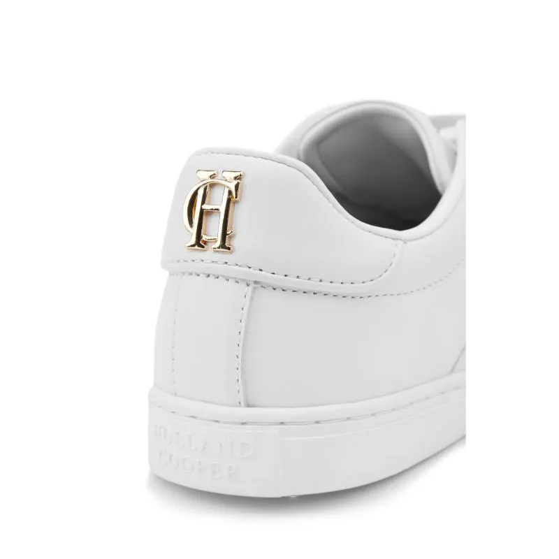 Holland Cooper Knightsbridge Court Ladies Trainer - White