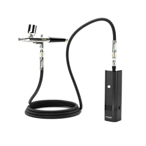 imyyds Airbrush Kit with Compressor | 32PSI High Pressure Cordless Airbrush Gun | Portable Dual Action Airbrush Compressor