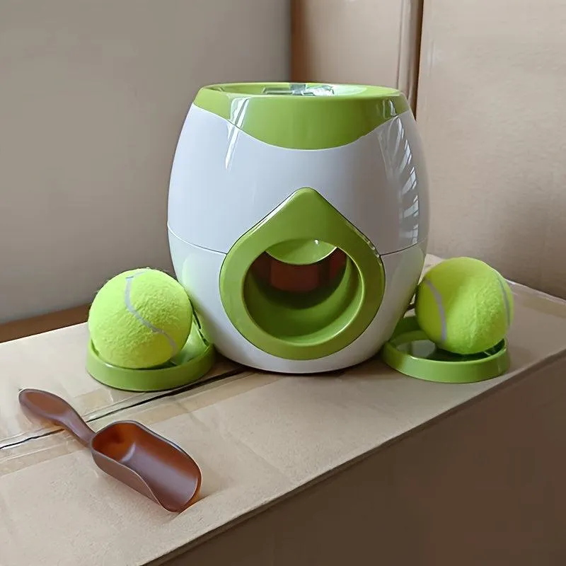 Interactive Dog Tennis Ball Feeder