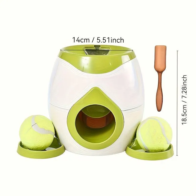 Interactive Dog Tennis Ball Feeder