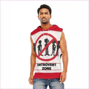 Introvert Zone Men’s Hooded Tank Top