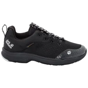 Jack Wolfskin Kids Phoenix Texapore Low Shoes - Black