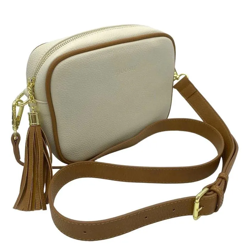 Jenny Cross Body Bag | Ecru Tan