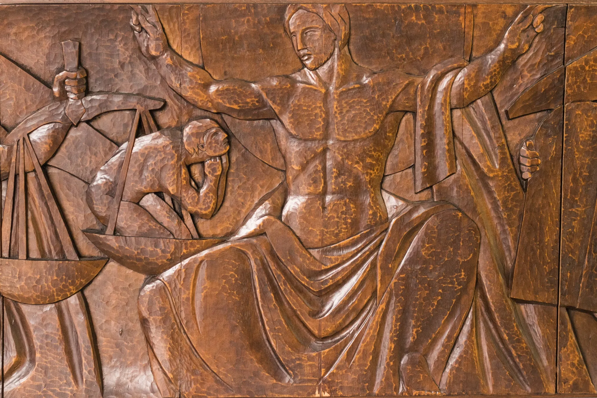 Josep Mundet and Joan Palet - Monumental Carved Panel