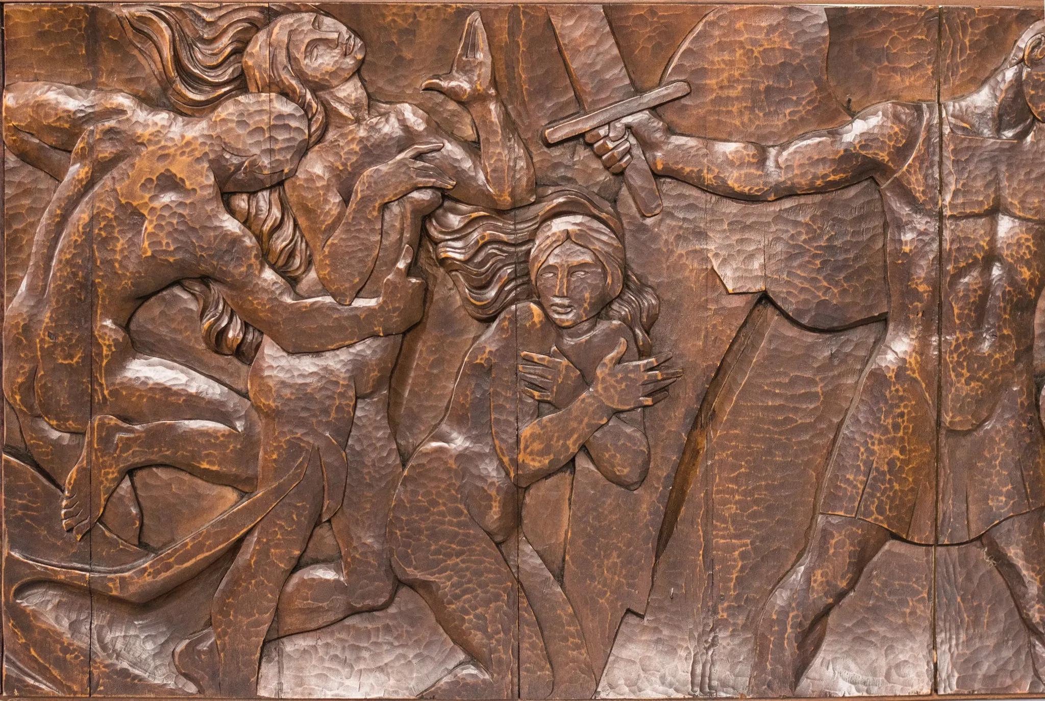 Josep Mundet and Joan Palet - Monumental Carved Panel