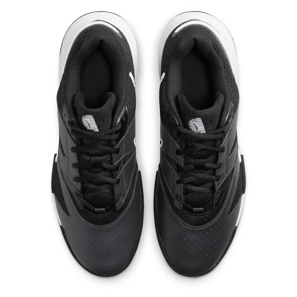 Juniors' Court Lite 4 Tennis Shoes Black and White