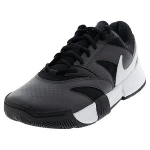 Juniors' Court Lite 4 Tennis Shoes Black and White