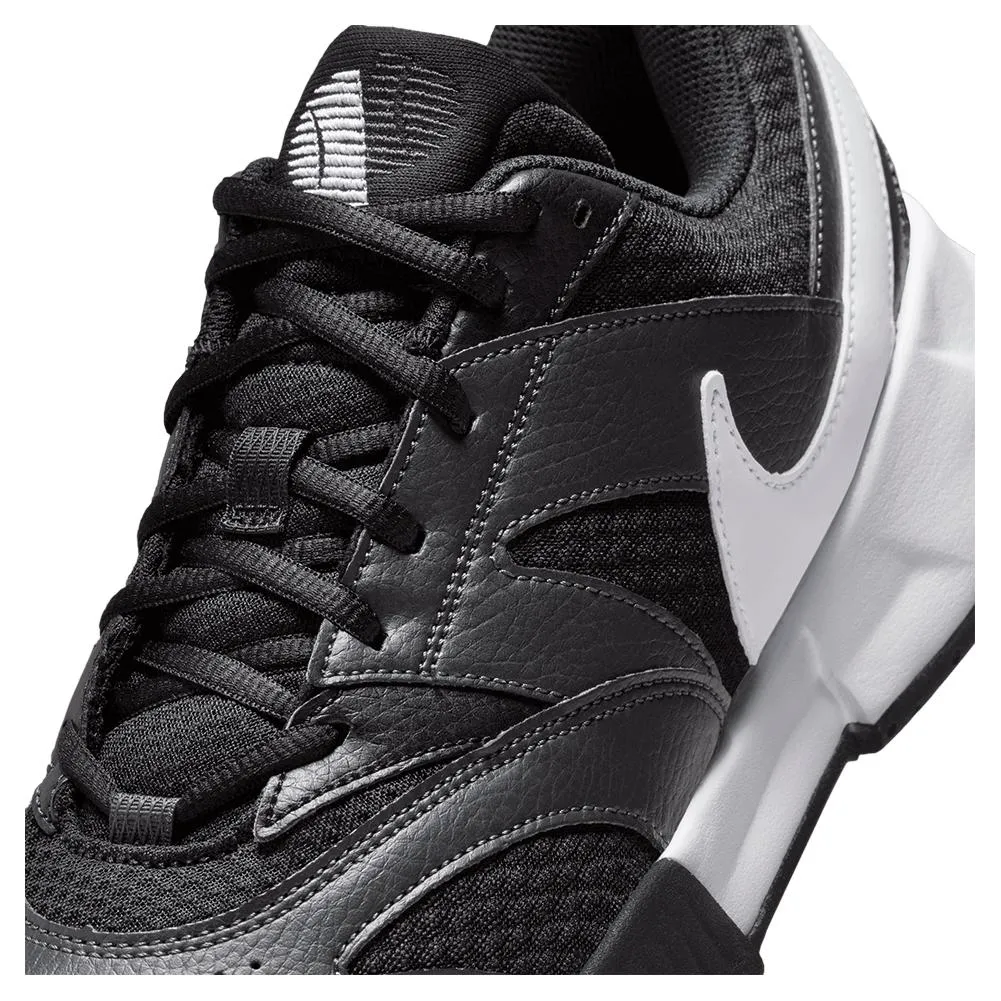 Juniors' Court Lite 4 Tennis Shoes Black and White