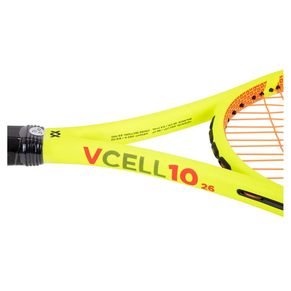 Juniors` V-Cell 10 Prestrung Tennis Racquet