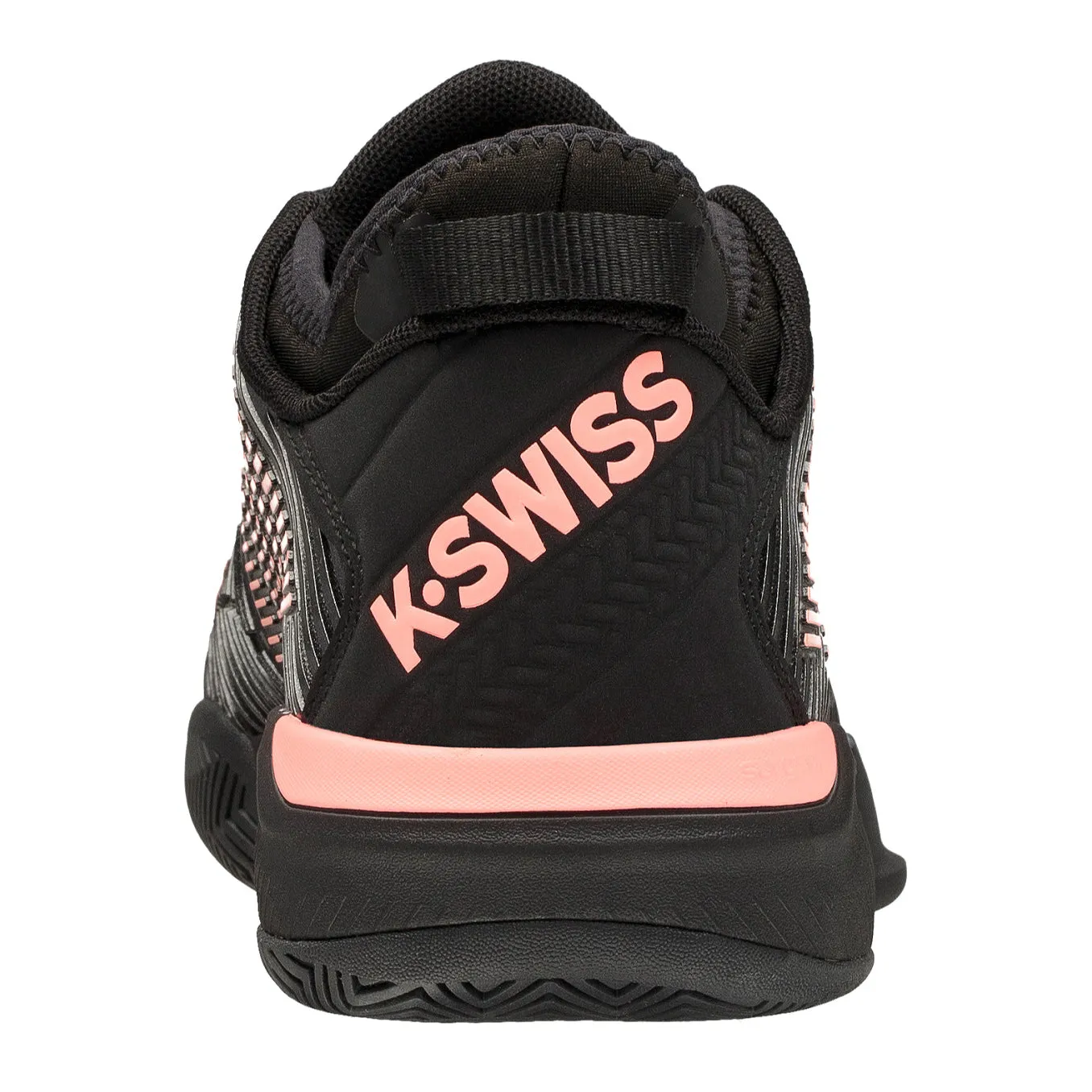 K-Swiss Hypercourt Supreme Black Orange Mens Tennis Shoes