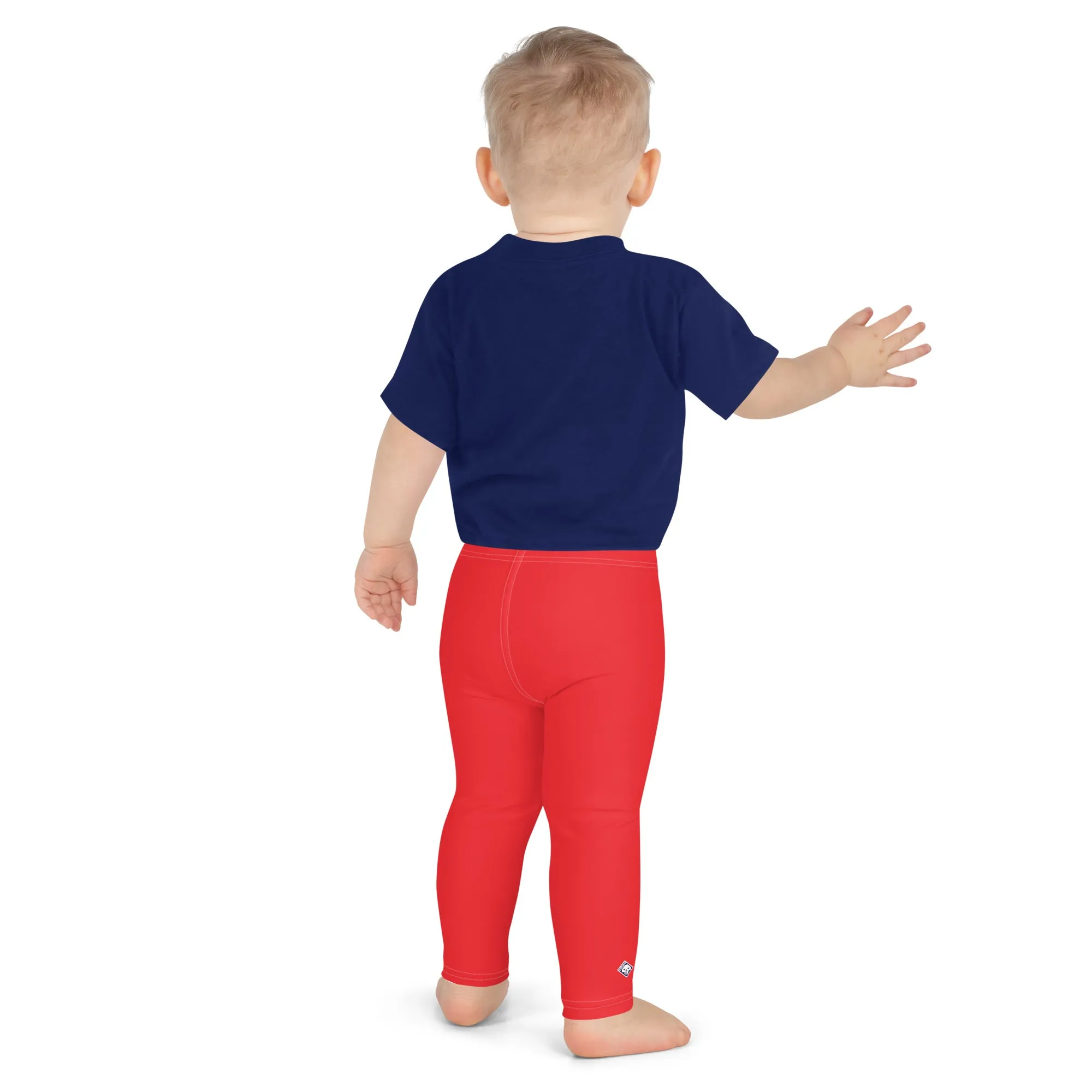 Kid's Boys Jiu-Jitsu Athletic Leggings 001 - Scarlet