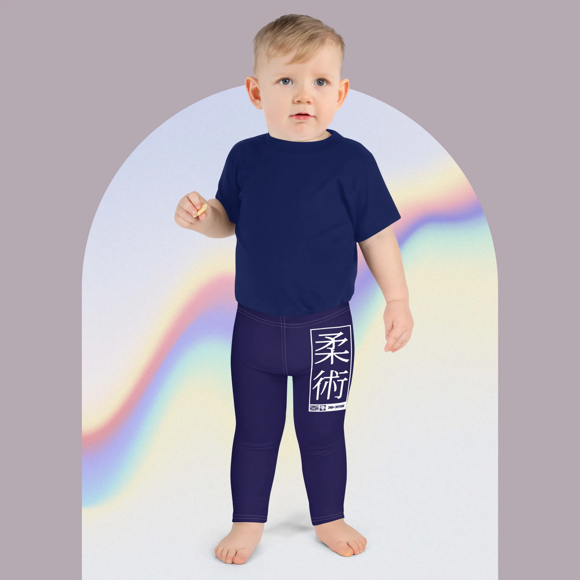 Kid's Boys Jiu-Jitsu Athletic Leggings 002 Midnight Blue