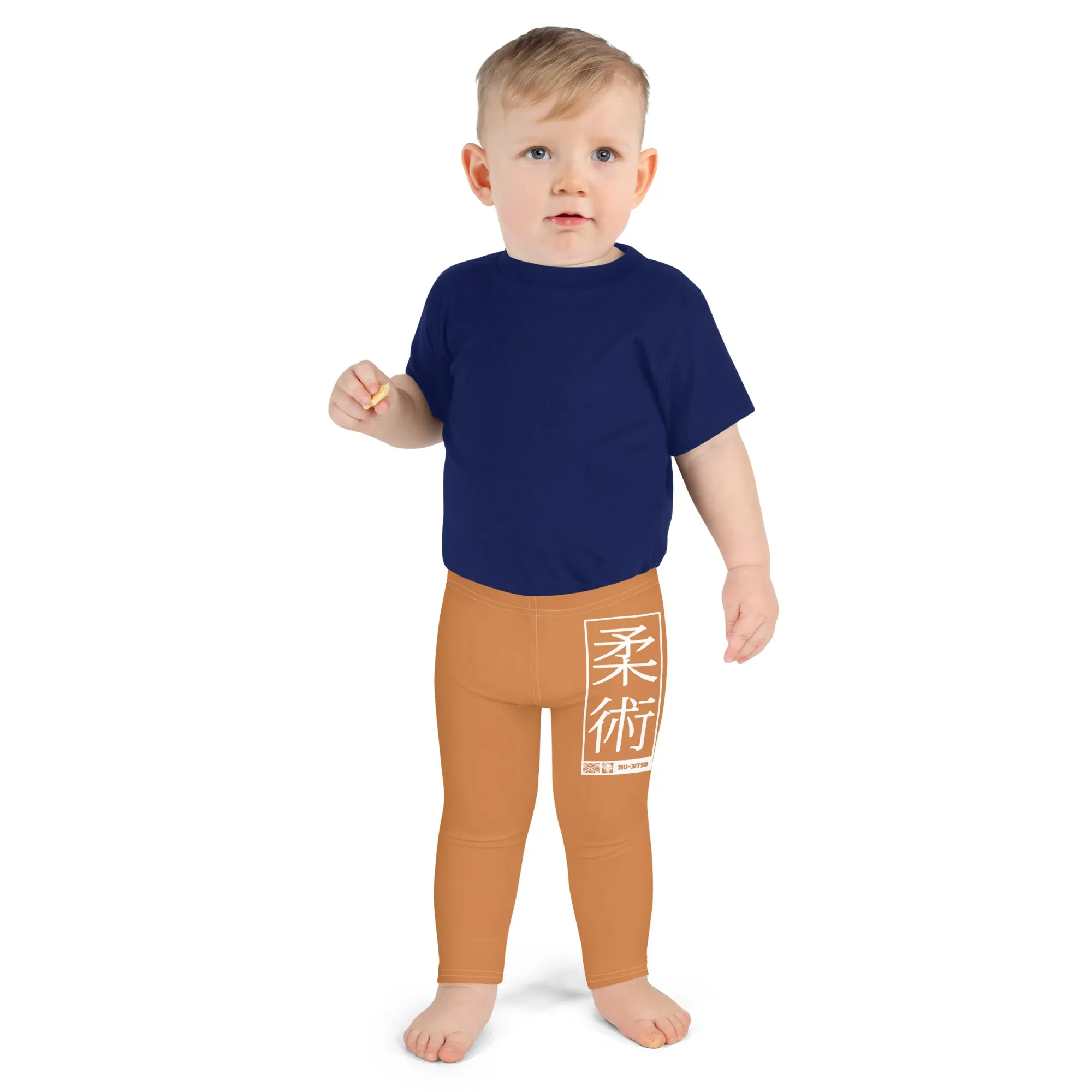 Kid's Boys Jiu-Jitsu Athletic Leggings 007 - Raw Sienna