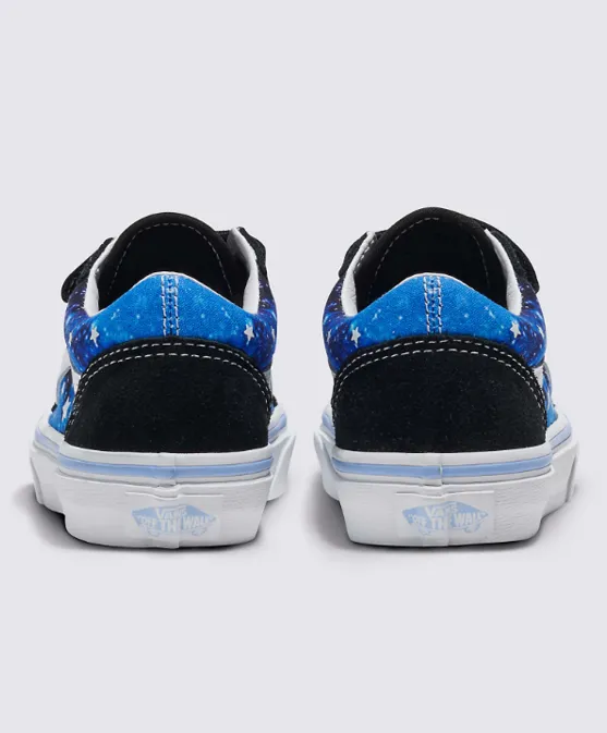 Kid's Old Skool V Glow Galaxy Black/Blue