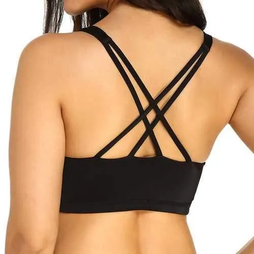 KISSLACE Overhead Criss-Cross Shockproof Sporty Bras