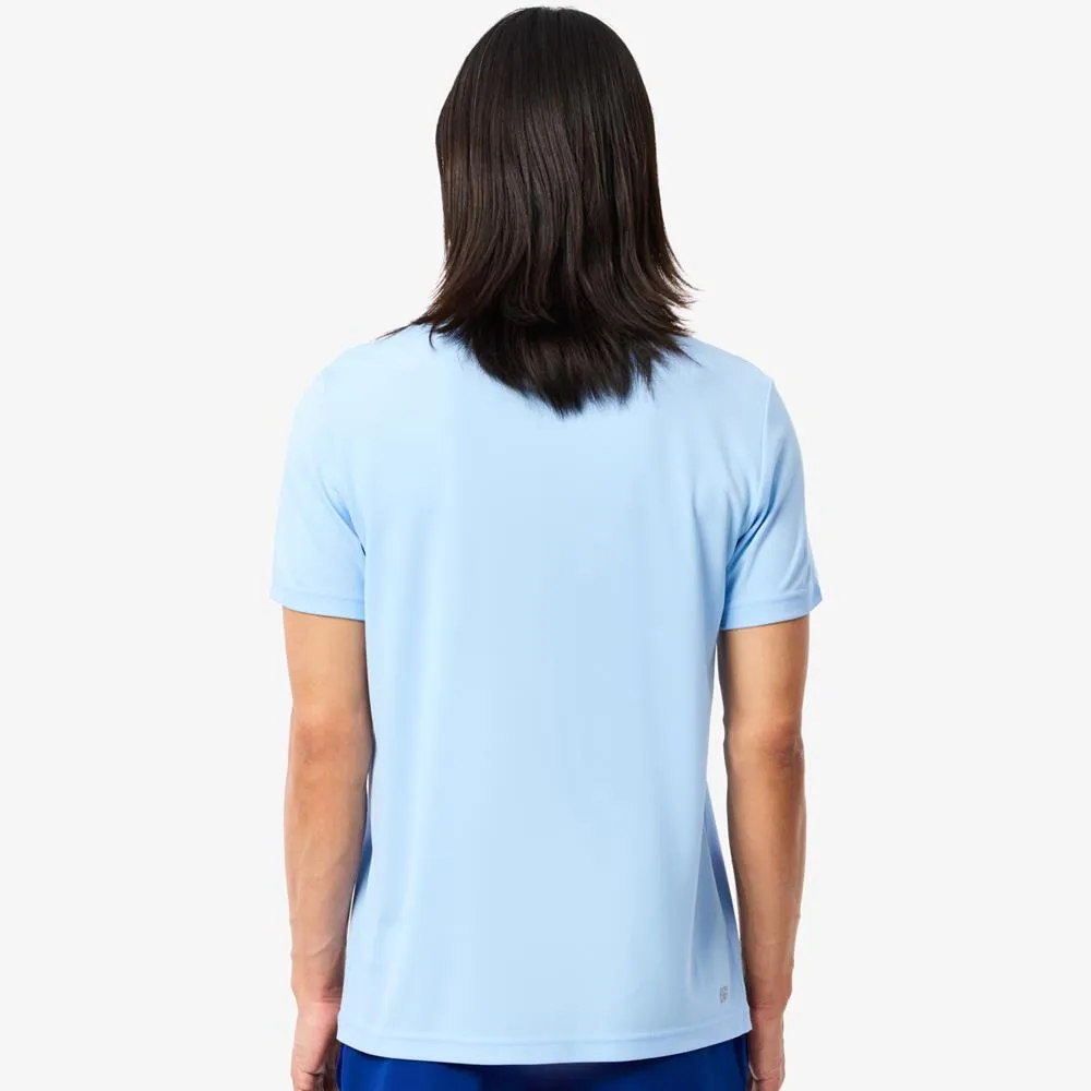 Lacoste Men's Novak Djokovic Tennis X Shirt - Light Blue