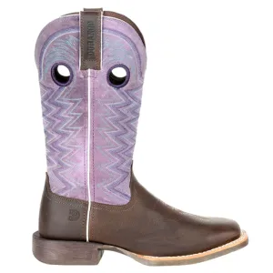 Lady Rebel Pro Amethyst Western Square Toe Cowboy Boots