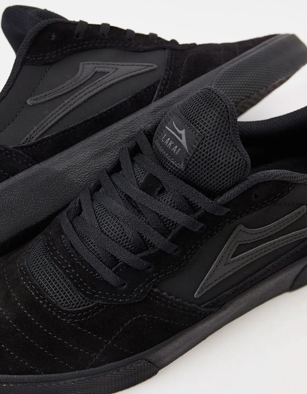 Lakai Cambridge Skate Shoes - Black/Reflective Suede