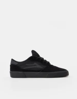 Lakai Cambridge Skate Shoes - Black/Reflective Suede