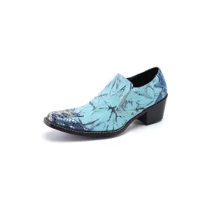 LueLeather Exotic Slip-on Dress Shoes