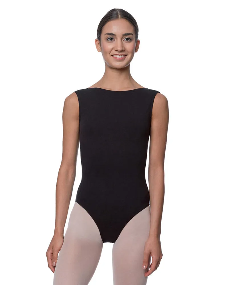 Lulli Dancewear Sabina High Neck Cotton Tank Leotard - LUB213 Womens