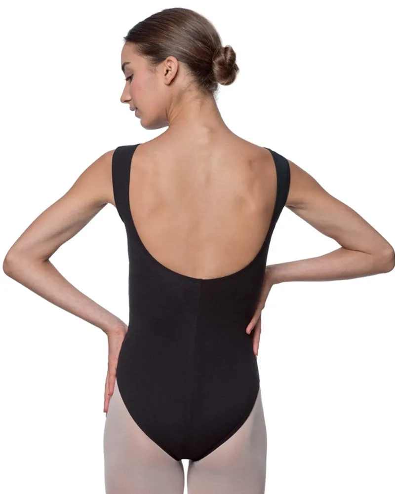 Lulli Dancewear Sabina High Neck Cotton Tank Leotard - LUB213 Womens