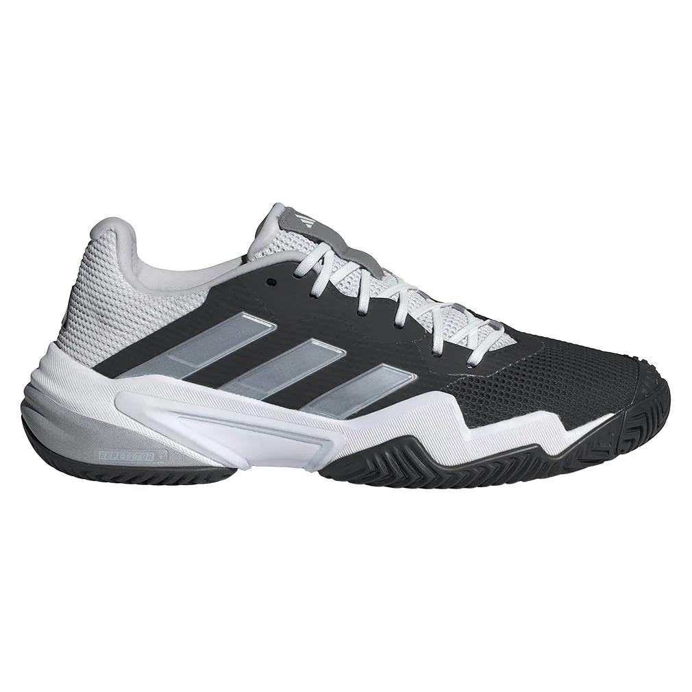 Men's Barricade 13 Tennis Shoes Core Black and White