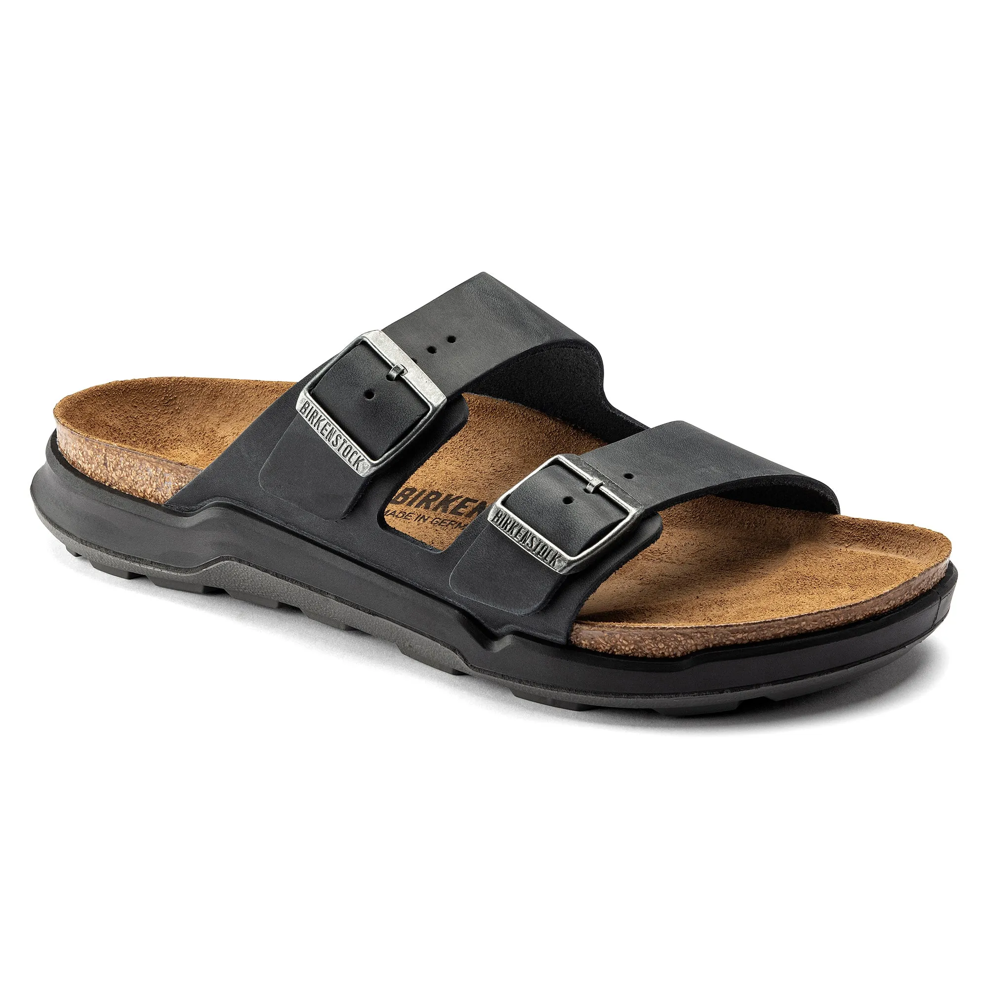 Men's Birkenstock Rugged Oiled Leather Color: Black