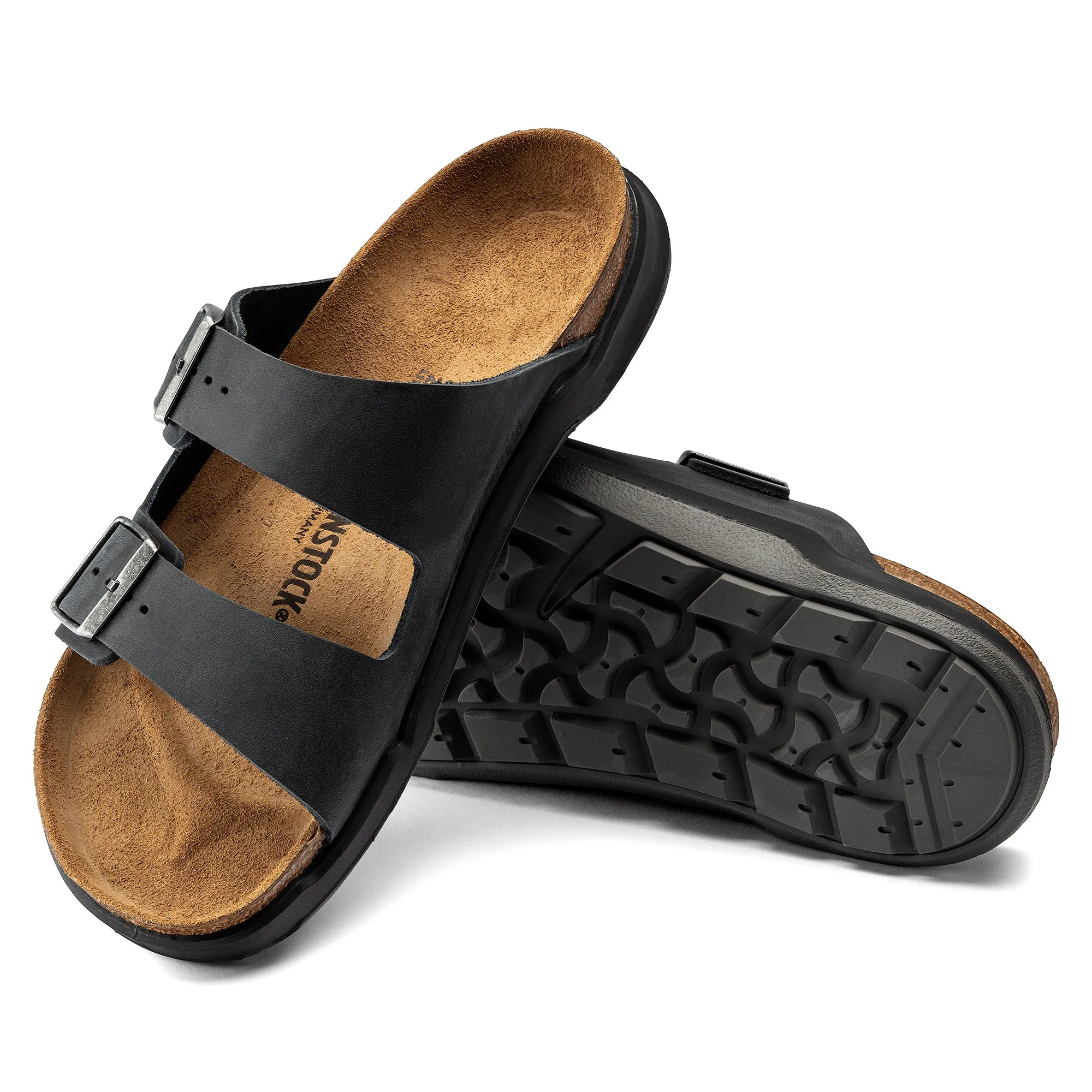 Men's Birkenstock Rugged Oiled Leather Color: Black